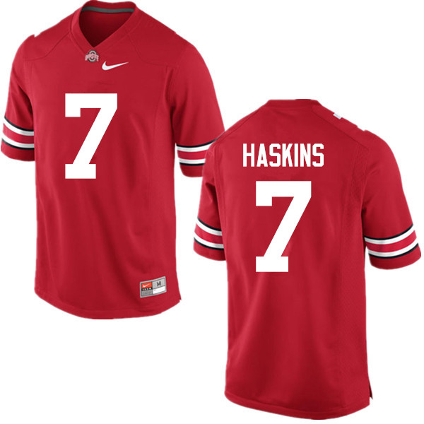 Men Ohio State Buckeyes #7 Dwayne Haskins College Football Jerseys Game-Red